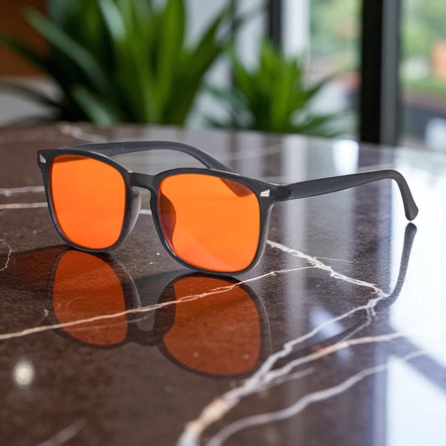 Ember's Blue Light Glasses – Orange