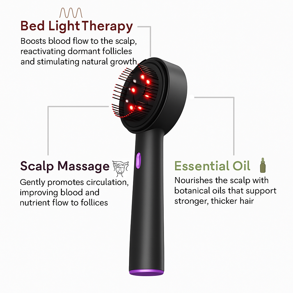 Ember 3 in 1 Hair Growth Comb
