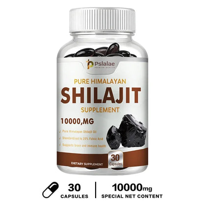 Shilajit Supplements - Enhance Nutrient Absorption and Promote Detoxification, Relieve Stress