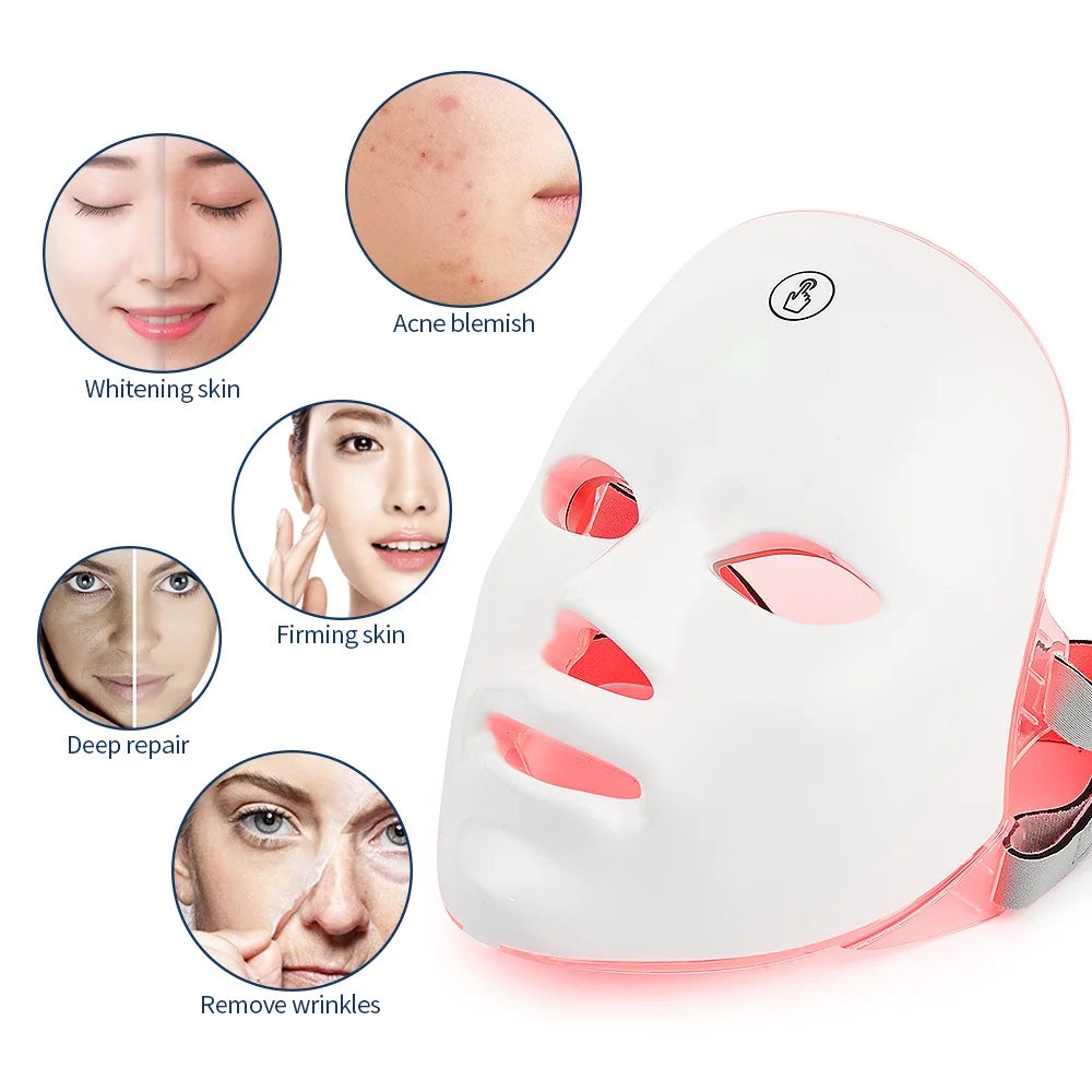 Ember Red Light Therapy Face & Neck Mask- 7 Colors